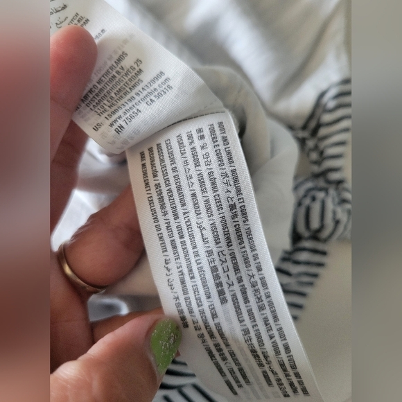 Abercrombie and Fitch Striped Tie Front Romper Size XXSP - Picture 6 of 9